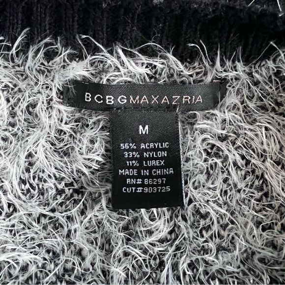 BCBGMaxazria Draped Open Front Sweater Vest Size M - Picture 5 of 6